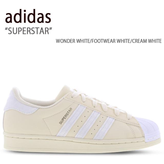 adidas アディダス スニーカー SUPERSTAR WONDER WHITE FOOTWEAR WHITE CREAM WHITE GW8960