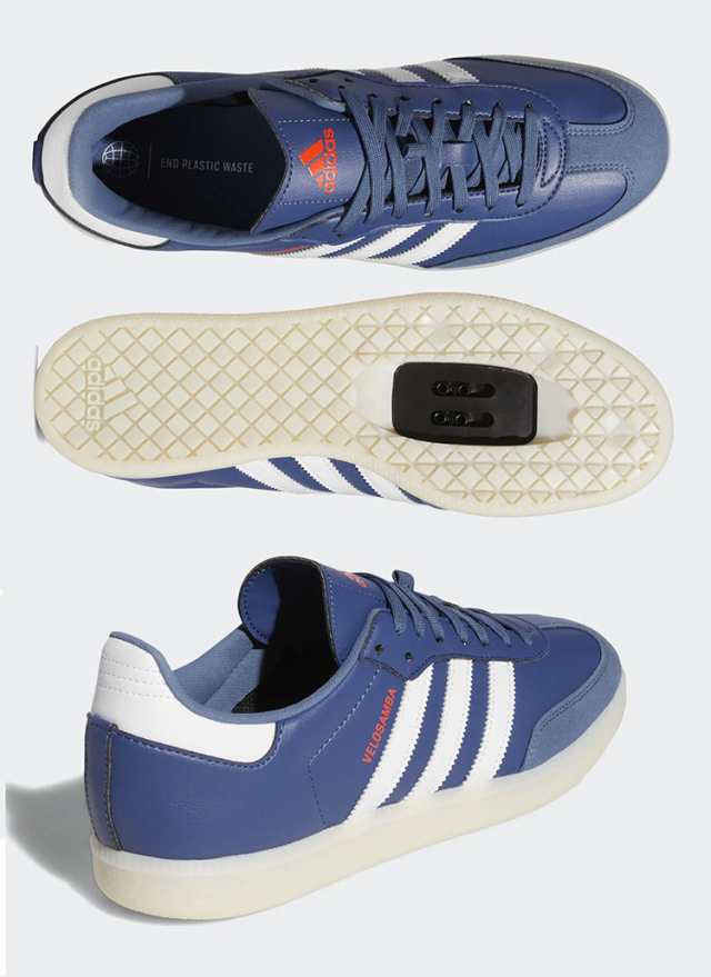 adidas アディダス スニーカー THE VELO SAMBA VEGAN ベロ サンバ ヴィーガン STEEL WHITE BLUE GX1671