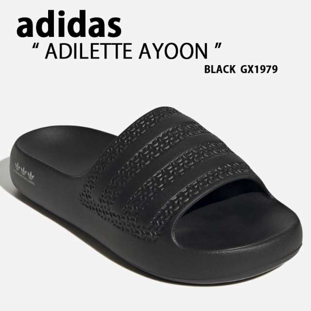 adidas アディダス サンダル スリッパ ADILETTE AYOON アディレッタ アユーン BLACK GX1979