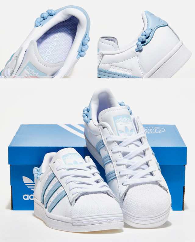 adidas アディダス スニーカー SUPERSTAR W スーパースター WHITE SKY BLUE GZ3445