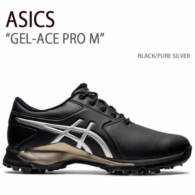 ASICS アシックス スニーカー GEL-ACE PRO M BLACK PURE SILVER ゲルエース プロ エム ブラック ピュアシルバー メンズ レディース 男性