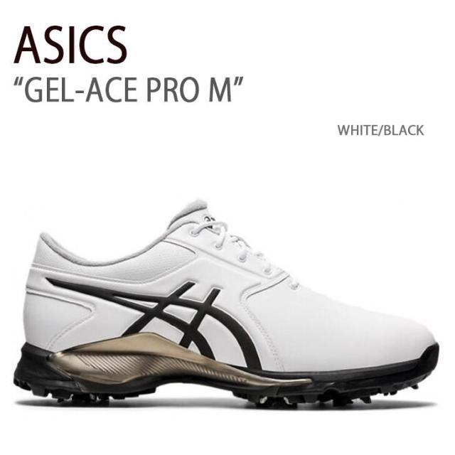 ASICS アシックス スニーカー GEL-ACE PRO M WHITE BLACK ゲルエース プロ エム ホワイト ブラック メンズ レディース 男性用 女性用 男女兼用 1111A220-100