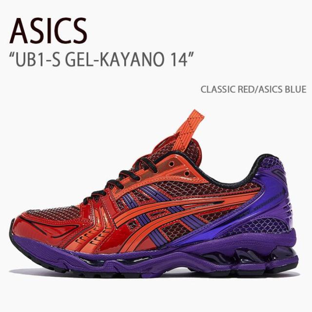 ASICS アシックス スニーカー UB1-S GEL-KAYANO 14 CLASSIC RED ASICS BLUE UB1-Sゲルカヤノ14 クラシックレッド アシックスブルー メンズ 男性用 1201A189-600