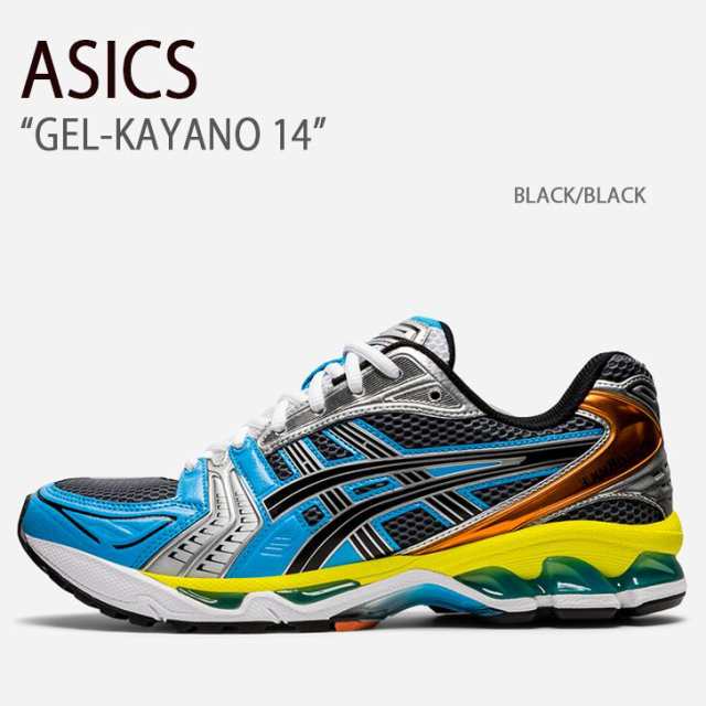 ASICS アシックス スニーカー GEL-KAYANO 14 BLACK BLACK ゲルカヤノ14 ブラック ブラック メンズ 男性用 1201A365-001【中古】未使用品