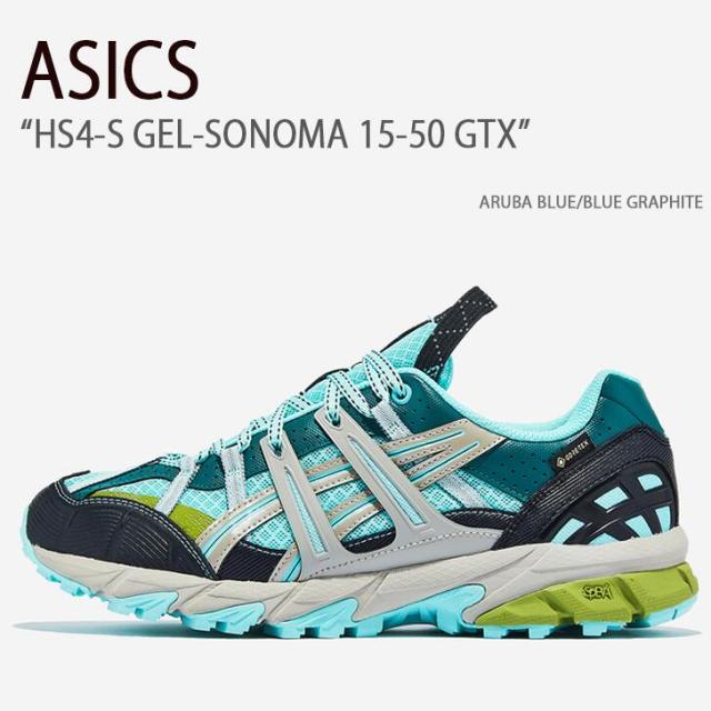 ASICS アシックス スニーカー HS4-S  GEL-SONOMA 15-50 GTX ARUBA BLUE BLUE GRAPHITE HS4-Sゲルソノマ15-50 GTX アルバブルー ブルーグラファイト メンズ 男性用 1201A440-301