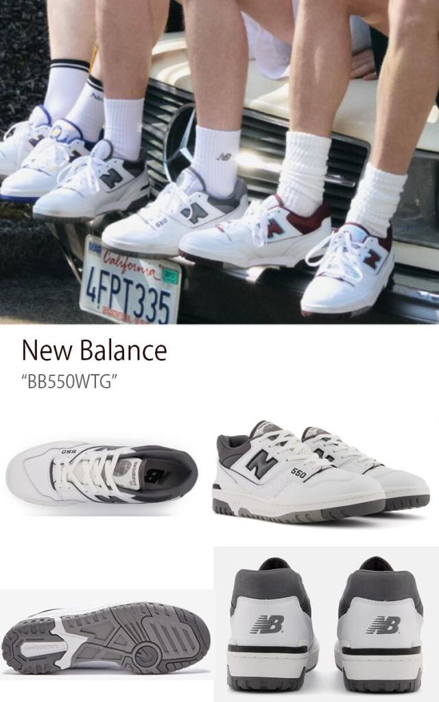 New Balance ニューバランス スニーカー 550 GRAY グレー BB550WTG_1