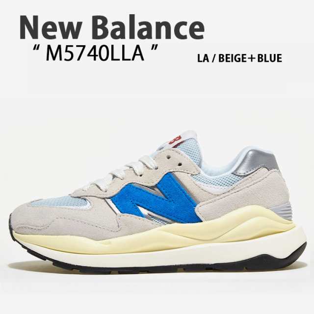 New Balance ニューバランス スニーカー 5740 BEIGE BLUE M5740LLA ベージュ ブルー ｜au PAY マーケット