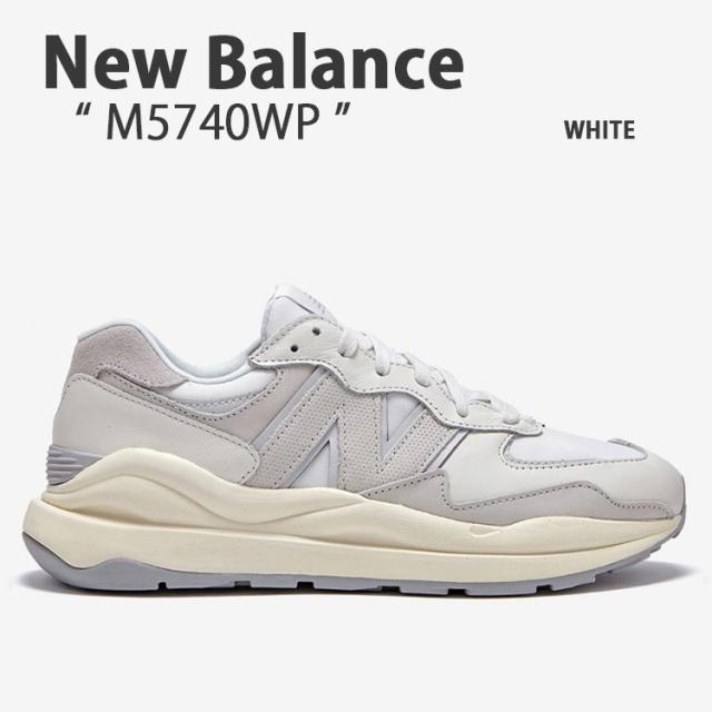 New Balance ニューバランス スニーカー M5740 WHITE BEIGE ホワイト ベージュ M5740WP