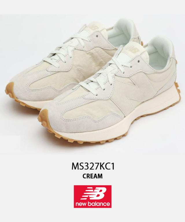 New Balance ニューバランス スニーカー MS327CK1 CREAM BEIGE レザー 本革 MS327