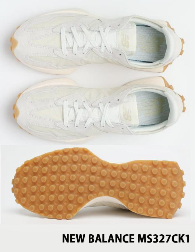 New Balance ニューバランス スニーカー MS327CK1 CREAM BEIGE レザー 本革 MS327