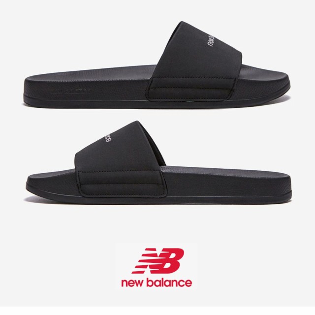 New Balance ニューバランス サンダル BASIC SLIDE SANDAL BLACK