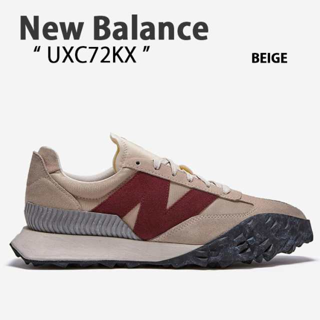 New Balance ニューバランス スニーカー XC72 BEIGE RED GRAY UXC72KX ベージュ レッド グレー