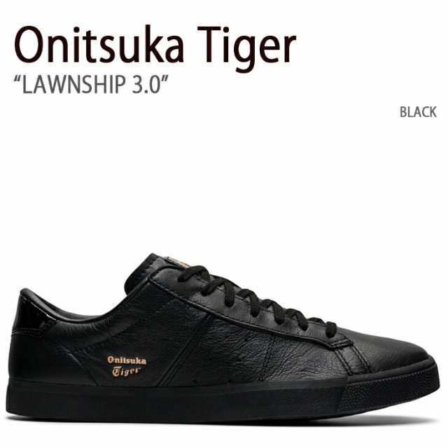 Onitsuka Tiger オニツカタイガー スニーカー LAWNSHIP 3.0 BLACK ローンシップ 3.0 ブラック メンズ レディース 男性用 女性用 男女兼用