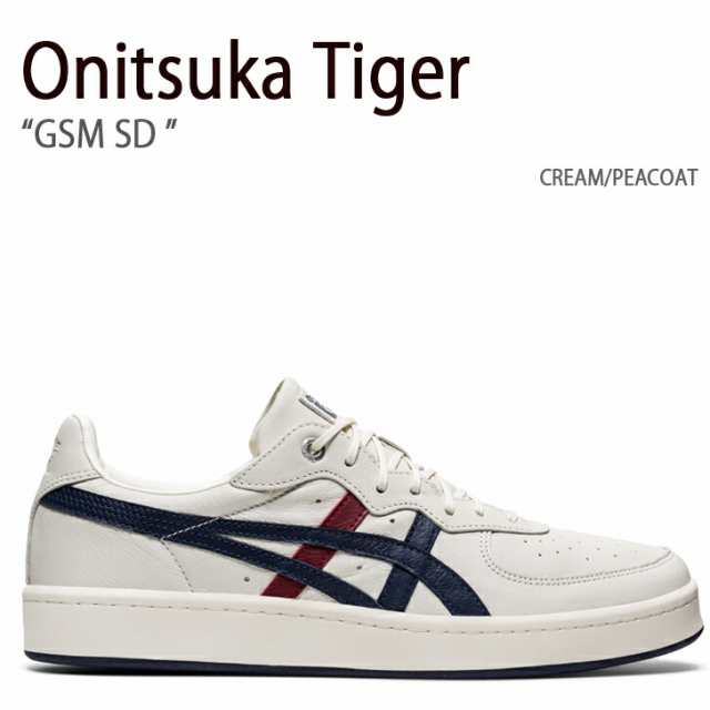 Onitsuka Tiger オニツカタイガー スニーカー GSM SD CREAM PEACOAT ジーエスエム SD クリーム ピーチコート メンズ レディース 男性用