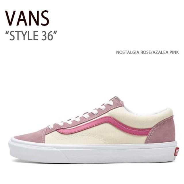VANS スニーカー STYLE 36 NOSTALGIA ROSE AZALEA PINK スタイル36 VN0A3DZ3VY2