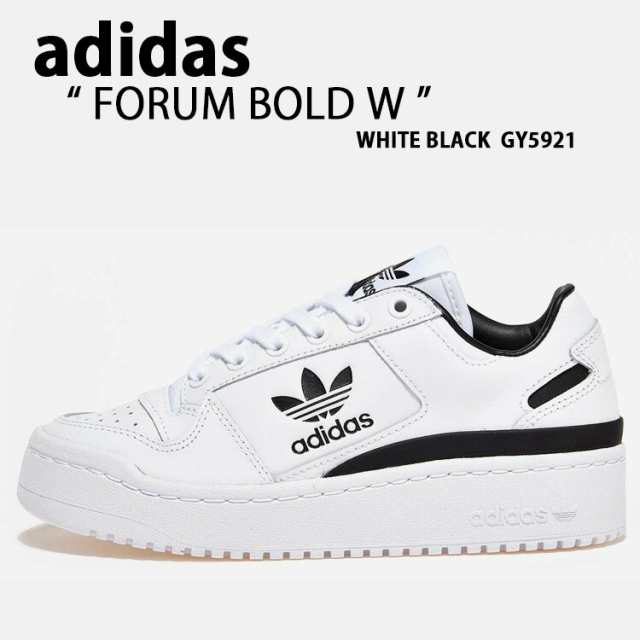 adidas アディダス スニーカー FORUM BOLD W GY5921 フォーラム ボールド WHITE BLACK 厚底