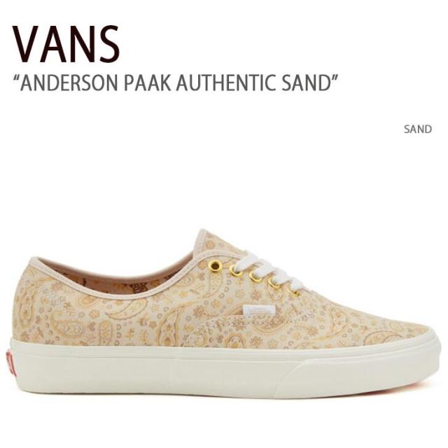 VANS スニーカー ANDERSON PAAK AUTHENTIC SAND オーセンティック VN0A5KRDSAN