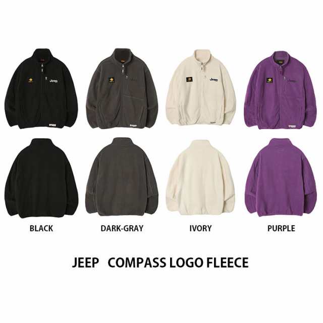 Jeep ジープ フリース ジャケット Compass Logo Fleece コンパス ロゴ