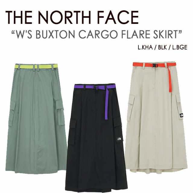 THE NORTH FACE ノースフェイス スカート W’S BUXTON CARGO FLARE SKIRT WHITE LABEL NK6NM30A NK6NM30B NK6NM30C