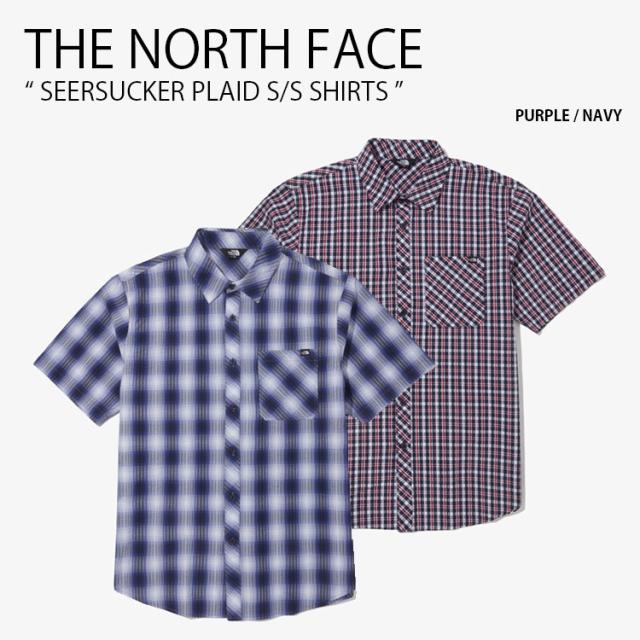 THE NORTH FACE ノースフェイス ネルシャツ SEERSUCKER PLAID S/S SHIRTS NH8SN07A/Bの通販は
