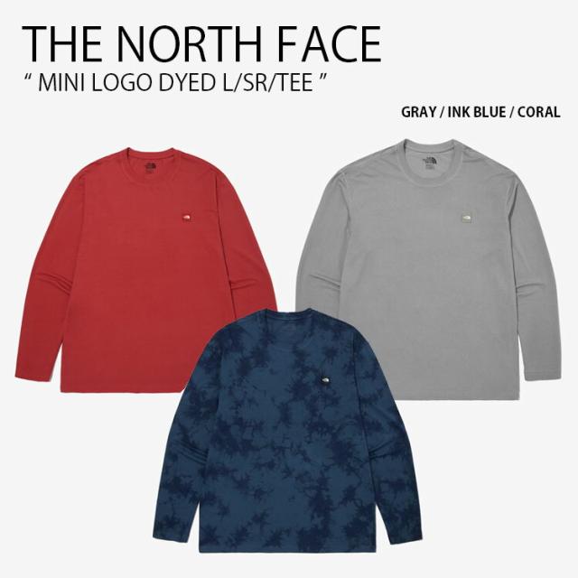 THE NORTH FACE ノースフェイス ロンT MINI LOGO DYED L/SR/TEE WHITELABEL NT7TN01J/K/L