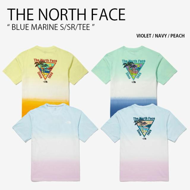 THE NORTH FACE ノースフェイス Tシャツ BLUE MARINE S/SR/TEE NT7UN17A/B/C