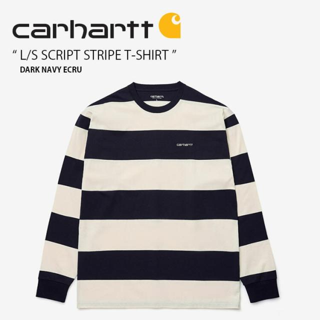 CARHARTT カーハート ロンT L/S SCRIPT STRIPE T-SHIRT ロングスリーブ スクリプト ストライプ CA22FWTSLS