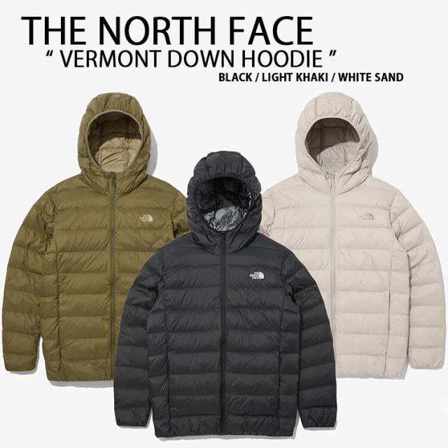 THE NORTH FACE ノースフェイス ダウンジャケット VERMONT DOWN HOODIE BLACK KHAKI WHITE NJ1DN69A/B/Cの通販は