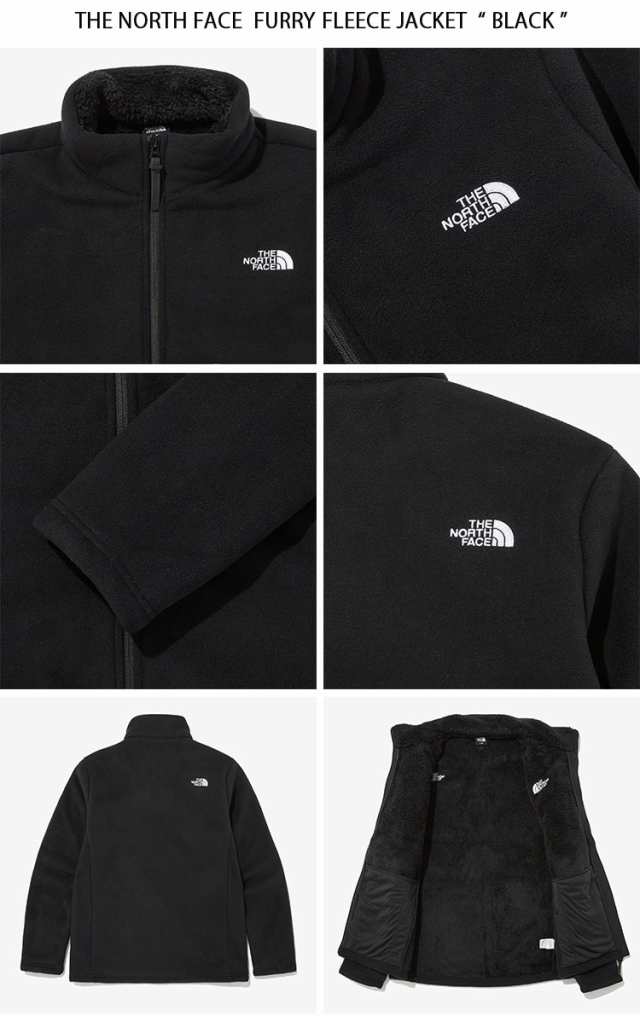 THE NORTH FACE ノースフェイス フリース FURRY FLEECE JACKET BLACK