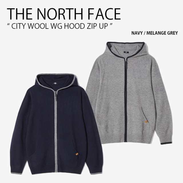 THE NORTH FACE ノースフェイス パーカー CITY WOOL WG HOOD ZIP UP NJ5JN51A/B