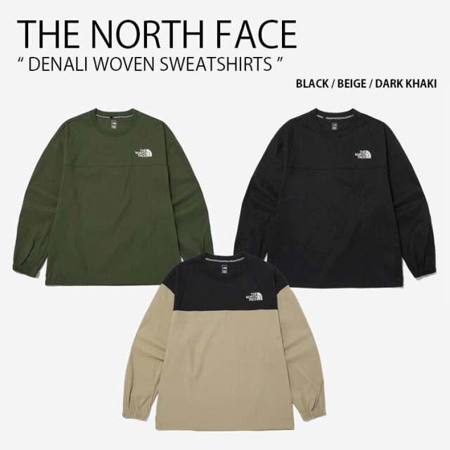 THE NORTH FACE ノースフェイス スウェット DENALI WOVEN SWEATSHIRTS NM5MN54A/B/C