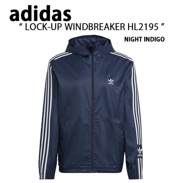 adidas originals アディダス ウィンドブレーカー LOCKUP CLASSIC WINDBREAKER HL2195 NIGHT INDIGO