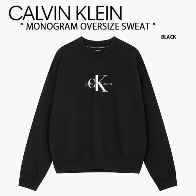 Calvin Klein カルバンクライン スウェット MONOGRAM LOGO OVER SWEAT