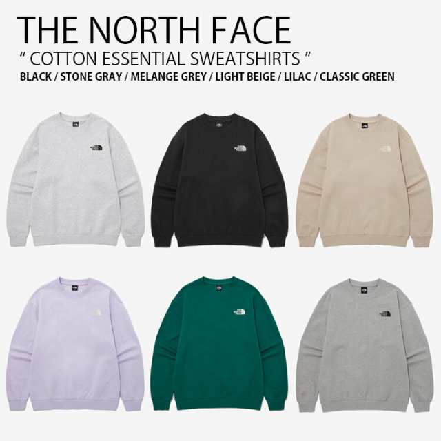 THE NORTH FACE ノースフェイス スウェット COTTON ESSENTIAL SWEATSHIRTS コットン エッセンシャル スウェット NM5MP40A/B/C/D/E/F