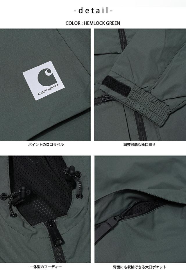 CARHARTT カーハート カーペンタージャケット HEWITT JACKET ヒューイットジャケット BLACK GREEN CA22SSJALS CARHARTT カーハート カーペンタージャケット HEWITT JACKET