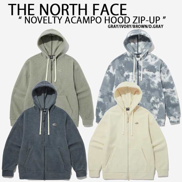 THE NORTH FACE ノースフェイス パーカー NOVELTY ACAMPO HOOD ZIP UP GRAY IVORY BROWN 迷彩 NJ5JP28