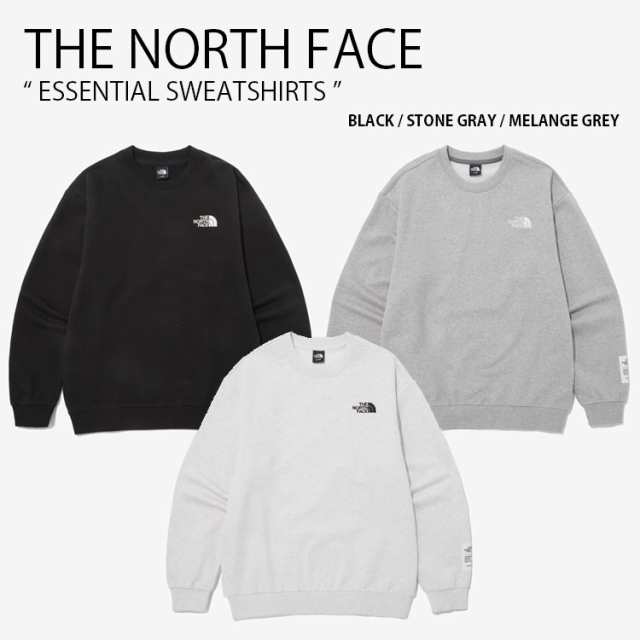 THE NORTH FACE ノースフェイス スウェット ESSENTIAL SWEATSHIRTS スウェットシャツ トレーナー 長袖 メンズ レディース NM5MP55A/B/C