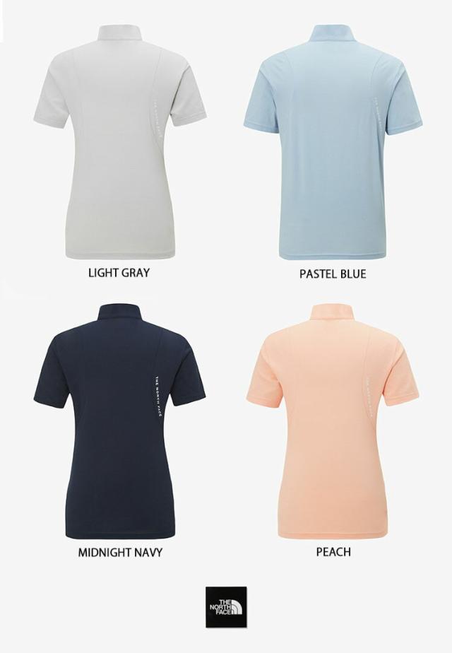 THE NORTH FACE ノースフェイス レディース スポーツウェア ASCEND S/S ZIP TEE ハーフジップ Tシャツ NT7KP00A/B/C/D_2