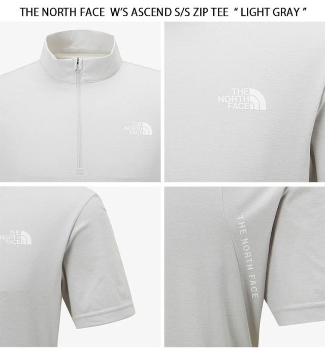 THE NORTH FACE ノースフェイス レディース スポーツウェア ASCEND S/S ZIP TEE ハーフジップ Tシャツ NT7KP00A/B/C/D_5