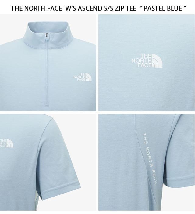 THE NORTH FACE ノースフェイス レディース スポーツウェア ASCEND S/S ZIP TEE ハーフジップ Tシャツ NT7KP00A/B/C/D_6