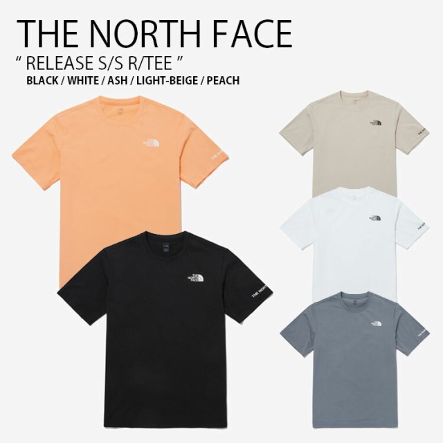 THE NORTH FACE ノースフェイス Tシャツ RELEASE S/S R/TEE ラウンドネック ティーシャツ 半袖 メンズ レディース NT7UP14A/B/C/D/E