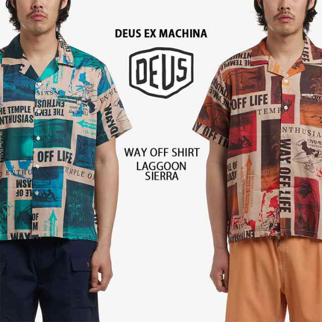 Deus Ex Machina デウスエクスマキナ プリントシャツ WAY OFF SHIRT