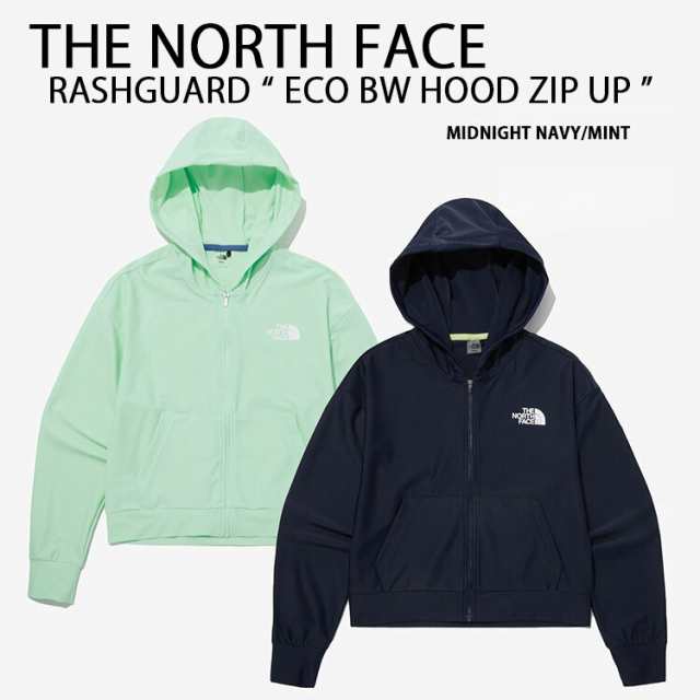 THE NORTH FACE ノースフェイス レディース ラッシュガード RASHGUARD ECO BLUE WAVE HOOD ZIP UP 冷感素材 NJ5JP15A/B