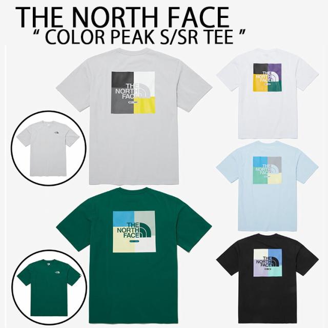 THE NORTH FACE ノースフェイス Tシャツ COLOR PEAK S/SR/TEE バッググラフィック ロゴ NT7UP11J/K/L/M/N
