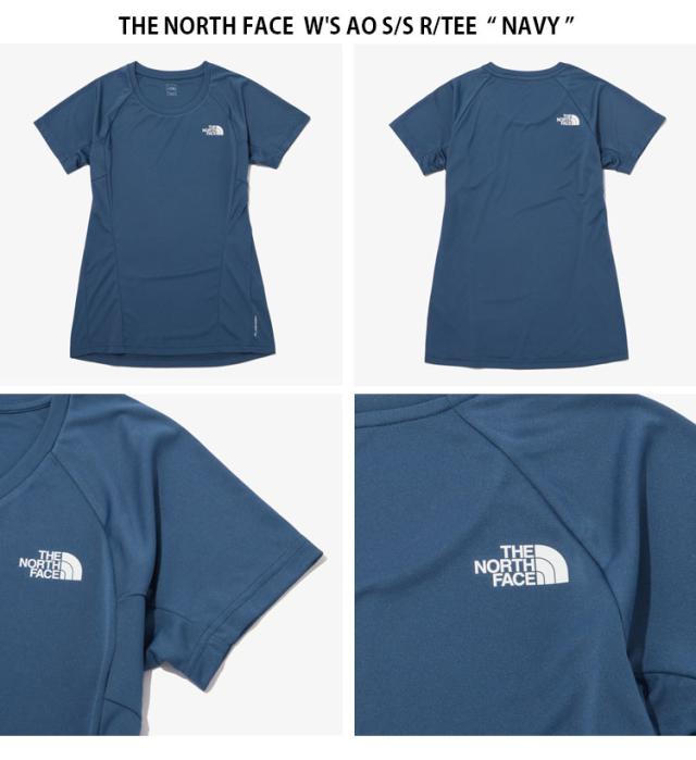 THE NORTH FACE ノースフェイス レディース Tシャツ W’S AO S/S R/TEE ティーシャツ 半袖 カットソー ロゴ 女性用 NT7UP30A/B/C_5