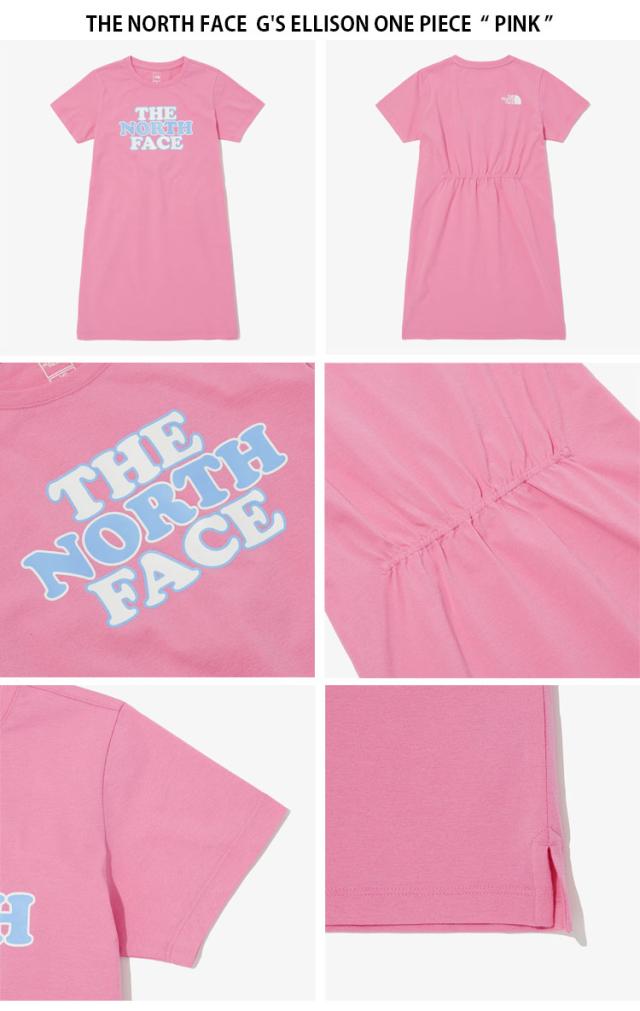 THE NORTH FACE ノースフェイス キッズ ワンピース G’S ELLISON ONE PIECE Tシャツワンピース 半袖 ひざ丈 女の子 子供用 NT7ZP01S/T/U_3