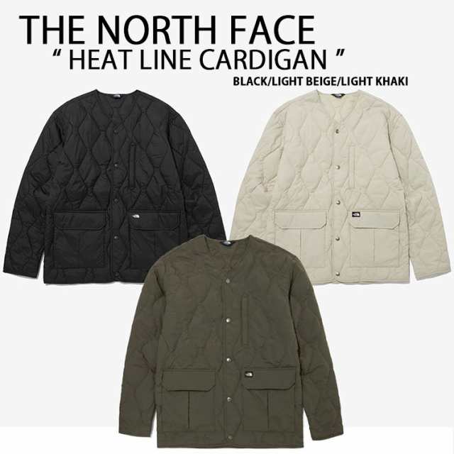 THE NORTH FACE ノースフェイス キルティングジャケット HEAT LINE CARDIGAN カーディガン ノーカラージャケット 襟無し NJ3NP52 NJ3NN02