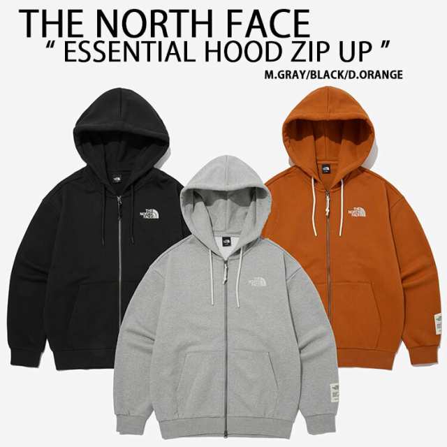 THE NORTH FACE ノースフェイス パーカー ESSENTIAL HOOD ZIP UPフルジップパーカー スウェットパーカー ダブルジッパー NJ5JP80A/B/C