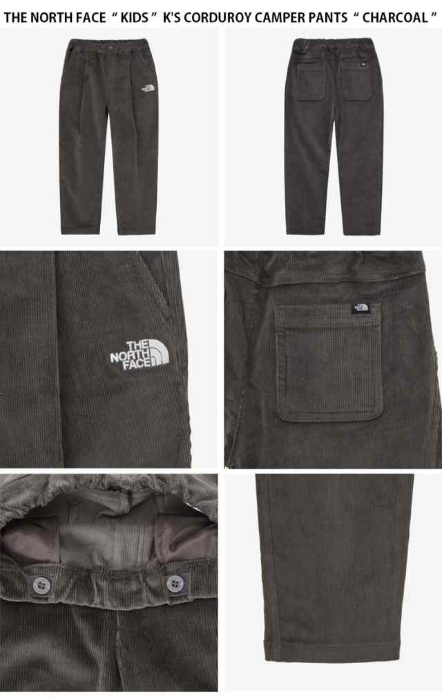 THE NORTH FACE ノースフェイス ロングパンツ K’S CORDUROY CAMPER PANTS コーデュロイ パンツ 長ズボン ロゴ  子供用 NP6NP53S/T/U