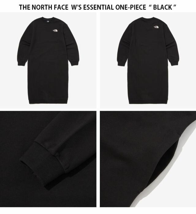 THE NORTH FACE ノースフェイス レディース ワンピース W’S ESSENTIAL ONE-PIECE スウェットワンピース 長袖 ひざ下丈 女性用 NT7ZP80A/C_3